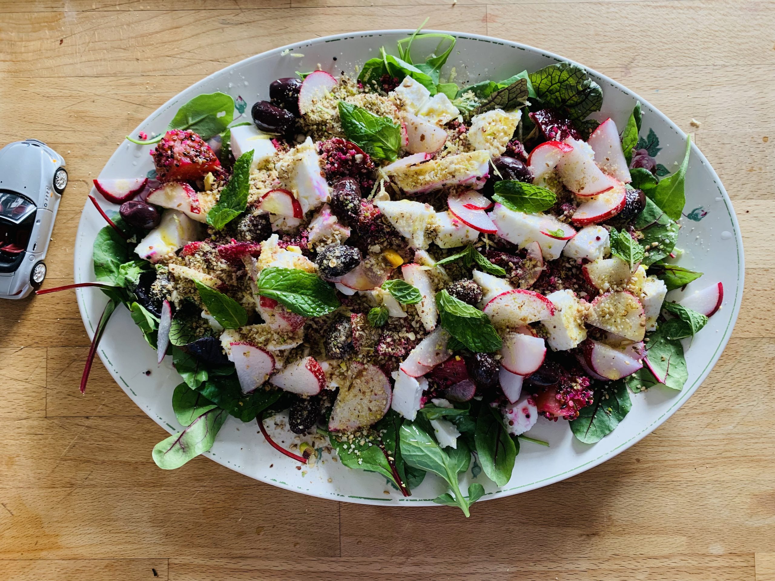 Beetroot and Quinoa Salad with Dukkah